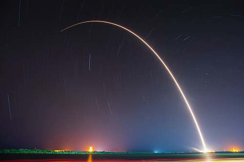 space timelapse photography of light kennedy space center